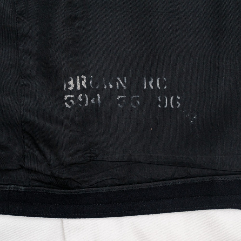 Vtg 60s 1962 Authentic US Navy Clothing Depot Wool Pea Coat 38R Military Stencil - Picture 8 of 13
